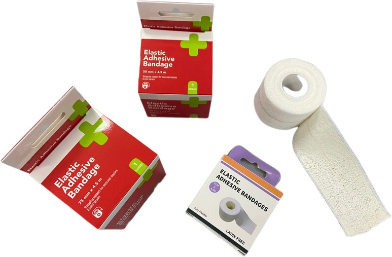 Using Elastic Adhesive Bandage